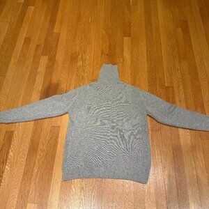 Fusalp Grey Turtleneck ski sweater in heather grey, Size XL